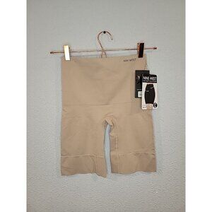 NINE WEST~Intimates Mid waist thigh shaper Firm control shapewear stretch L New